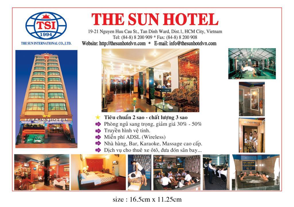 فندق مدينة هوشي منهفي  فندق ذا صن المظهر الخارجي الصورة